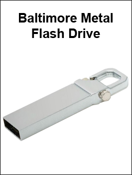 Baltimore Carabiner Flash Drive with